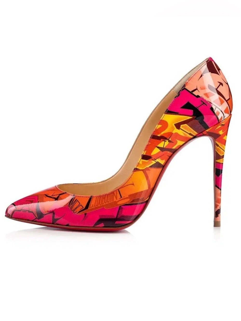 Christian Louboutin Metrograf Graffiti heels
